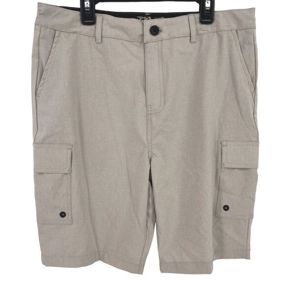 First Waves Boys Rip Stop Cargo Shorts Size 18 Khaki - Picture 1 of 6